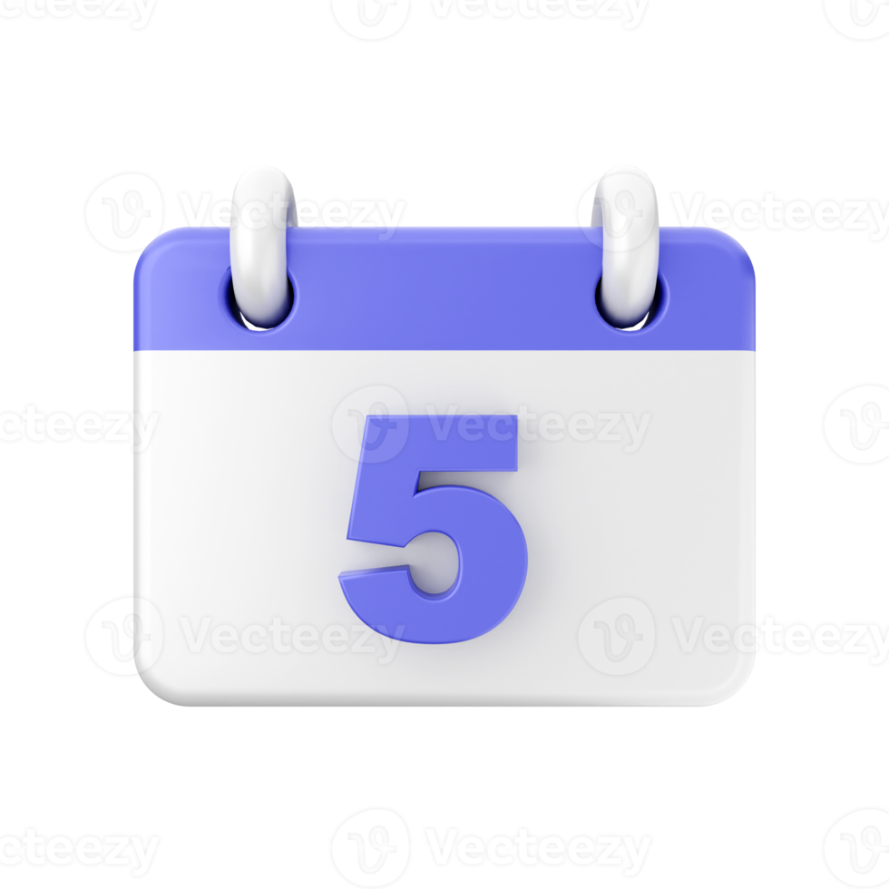 3d calendar icon illustration png