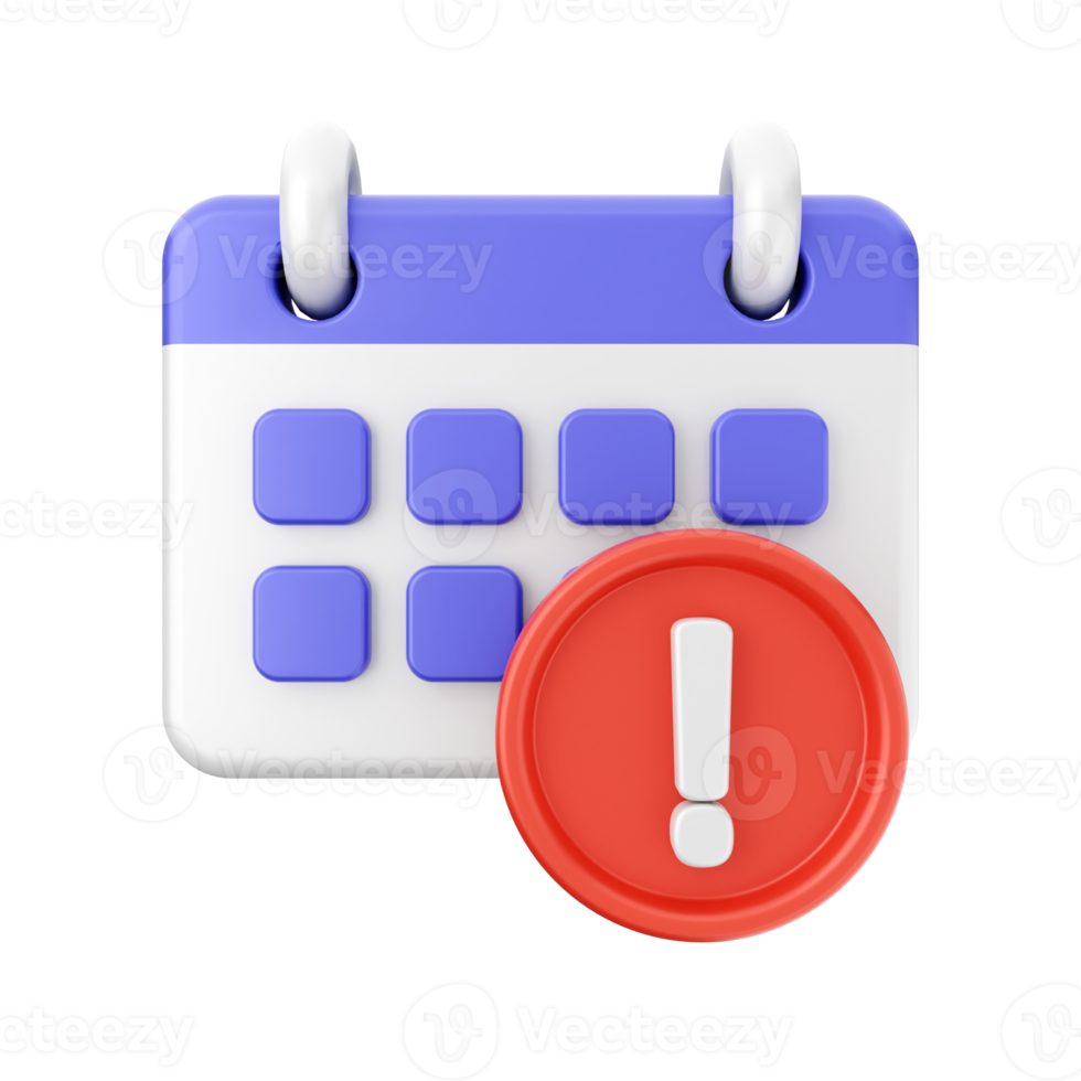 3d calendar icon illustration png