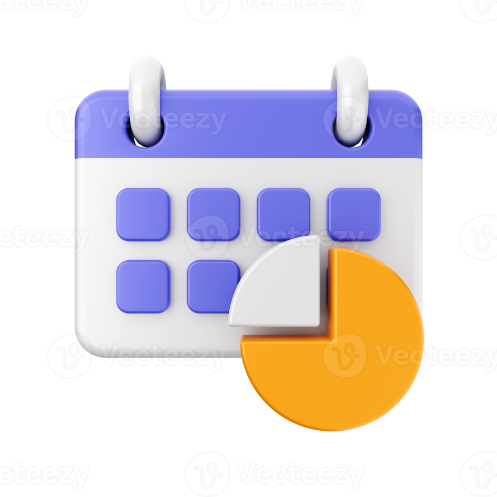 3d calendar icon illustration png