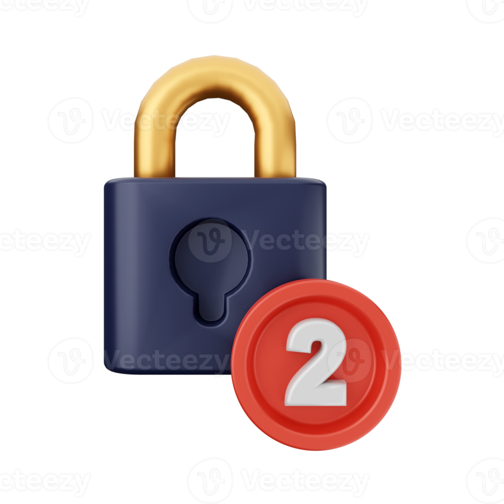 3d notification icon illustration png