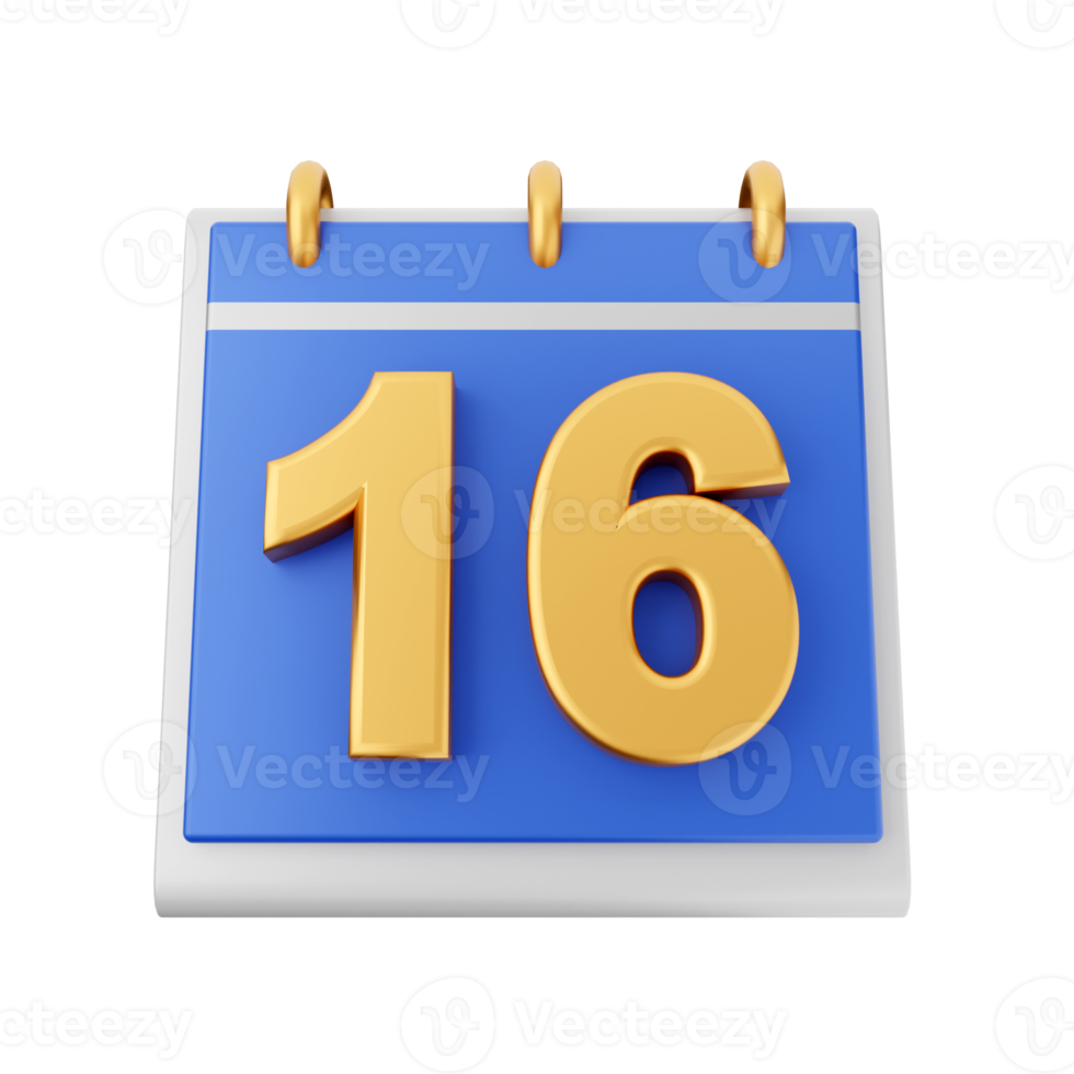 3d kalender evenement datum dag schema icoon illustratie png