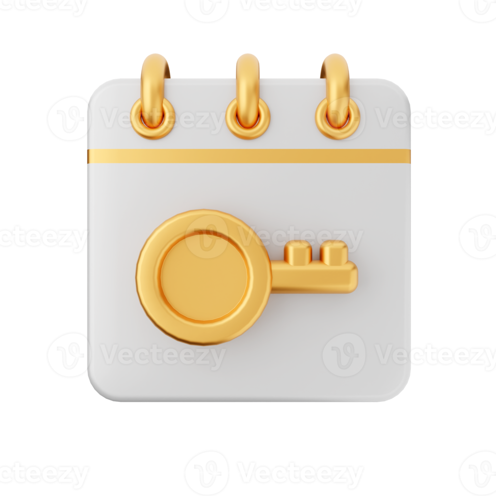 3d calendar icon illustration png