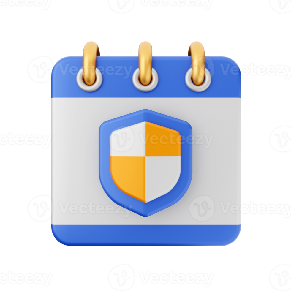 3d calendar icon illustration png