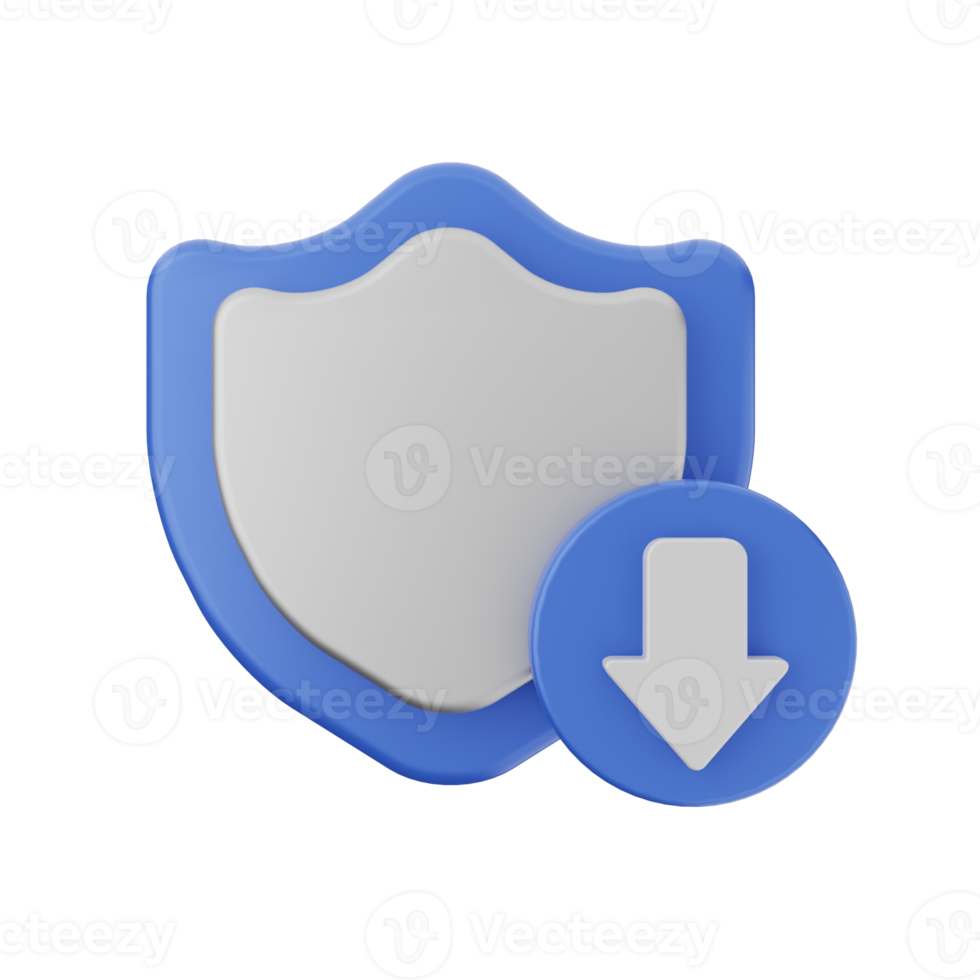 3d download icon illustration png
