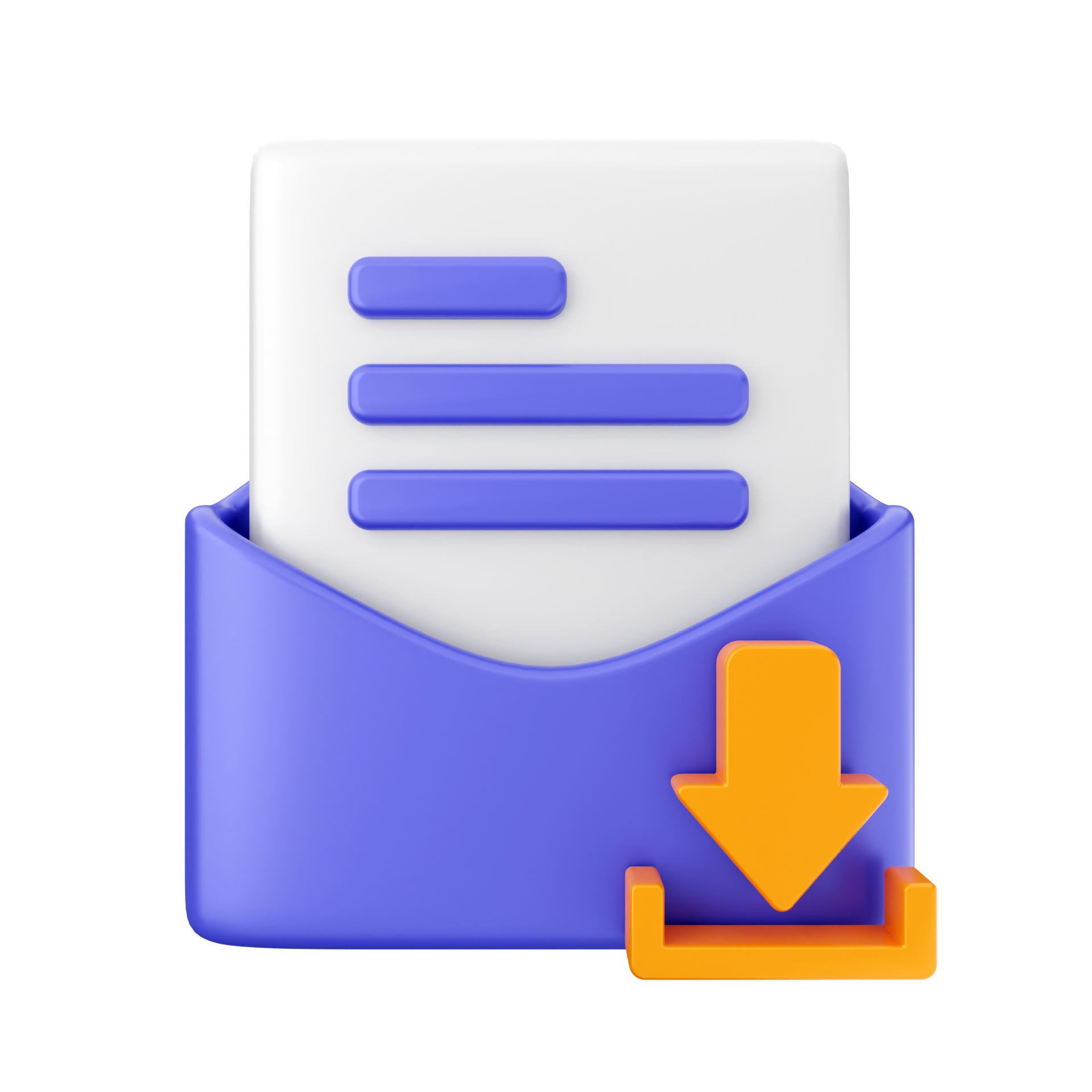 3d email mail message envelope 22360610 PNG