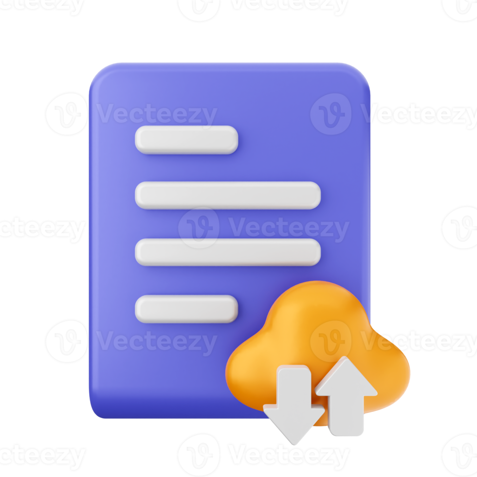 3d file icon illustration png