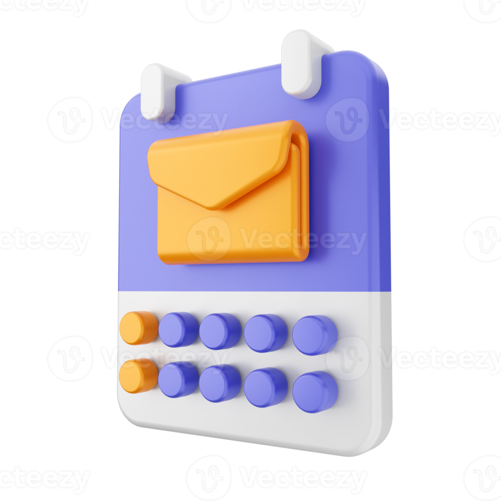 3d calendar icon illustration png