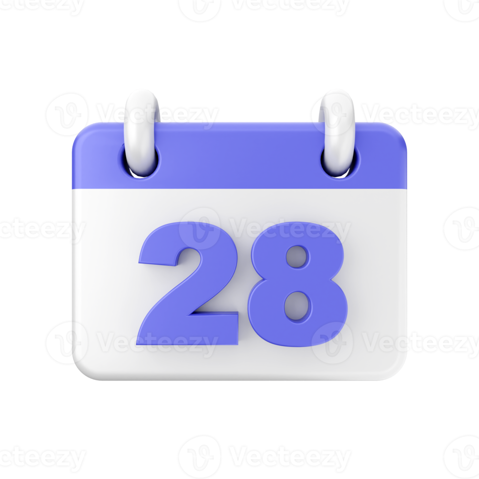 3d calendario icona illustrazione png