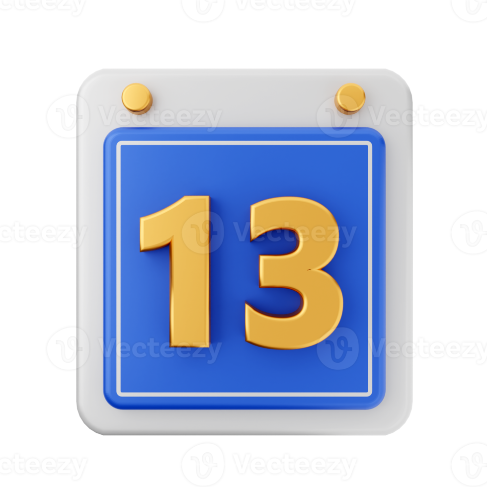 3d calendar icon illustration render png