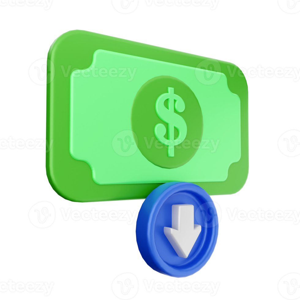 3d payment money dollar credit card png