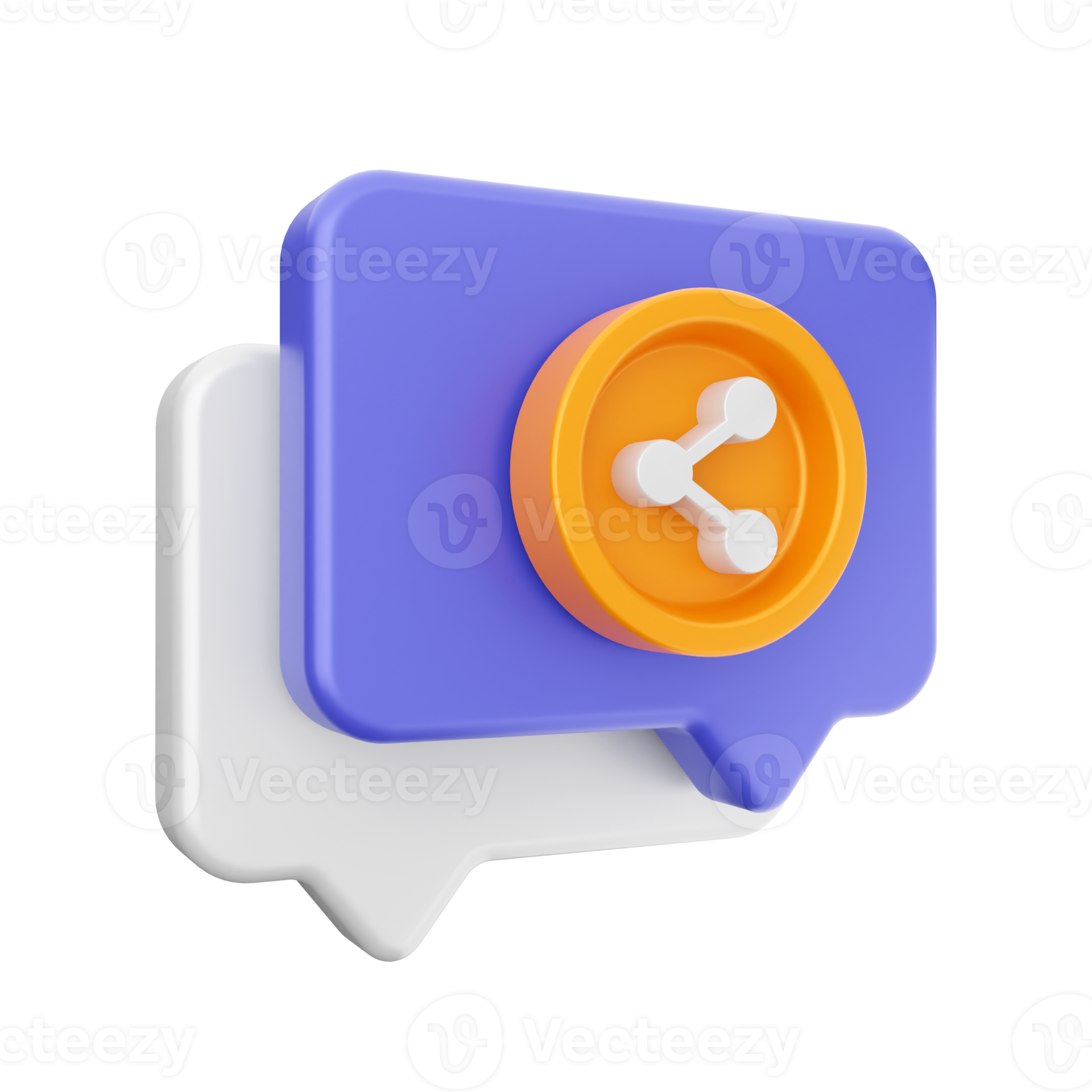 3d chat icon 22360719 PNG