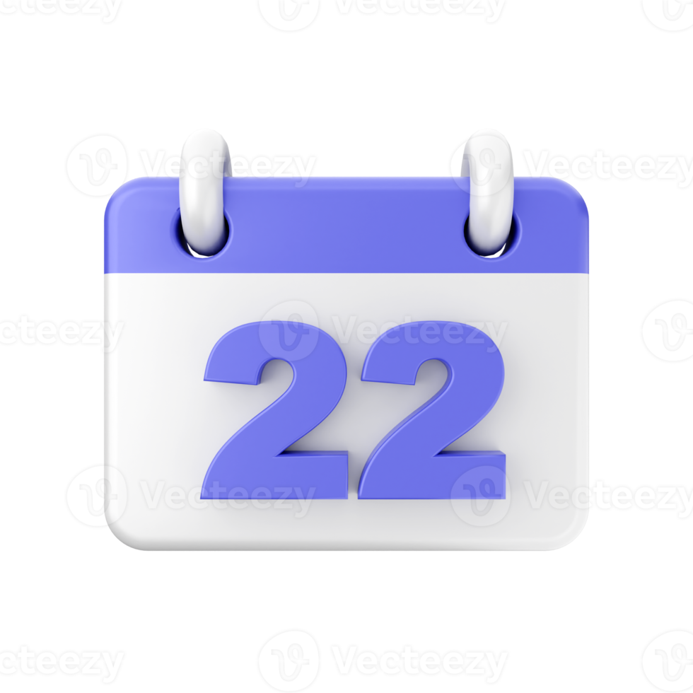 3d calendario icono ilustración png