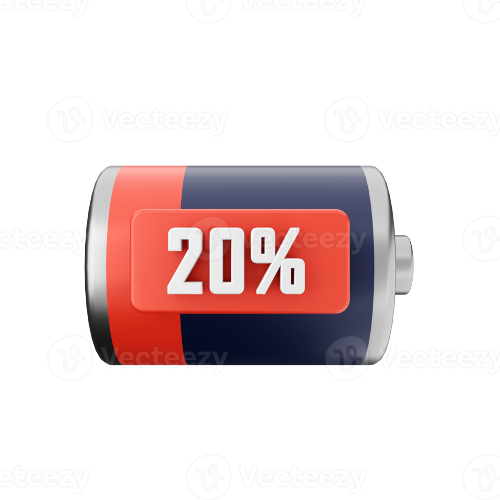 3d battery charge energy icon illustration png