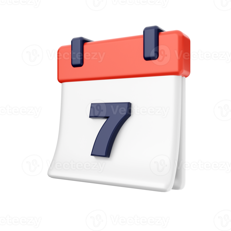 3d calendar icon illustration png