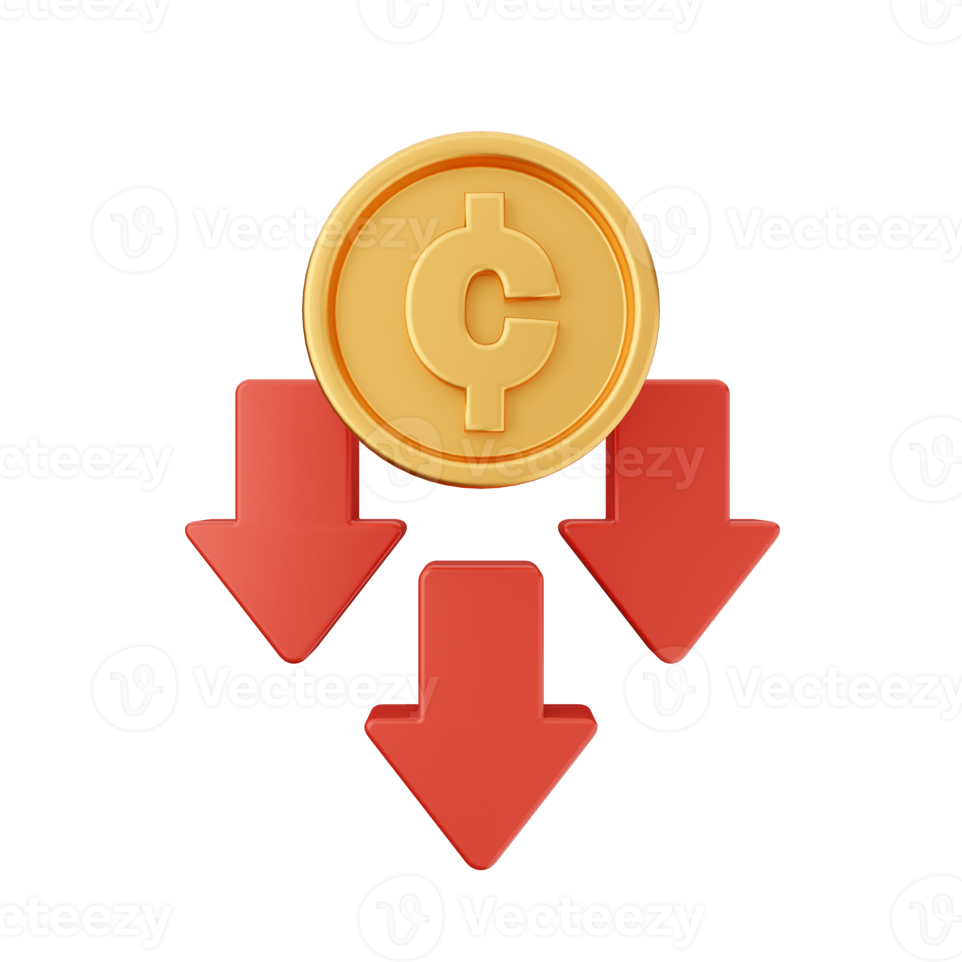 3d increase decrease money financial and business 22360753 PNG