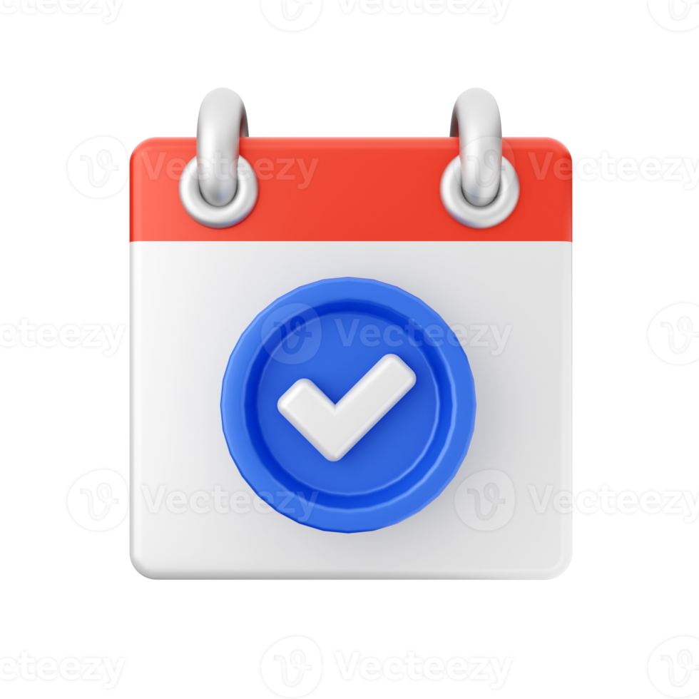 3d calendar date day schedule event icon illustration png