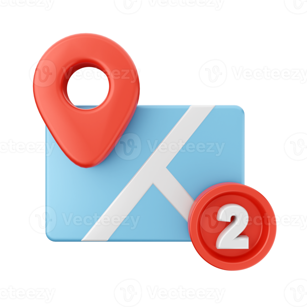 3d notification icon illustration png