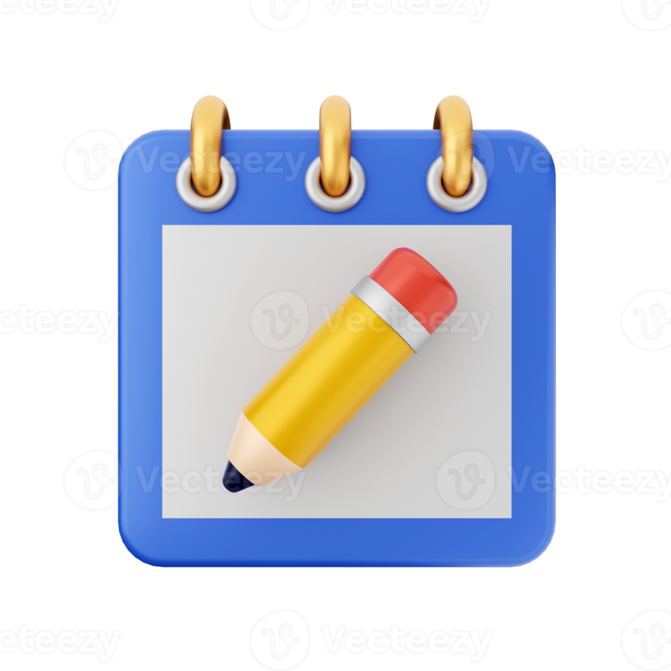 3d calendar event date day schedule icon illustration png