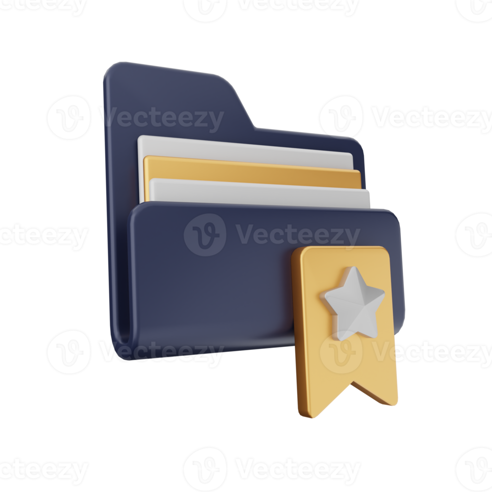3d folder icon png