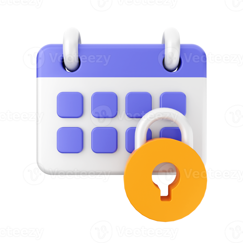 3d calendar icon illustration png
