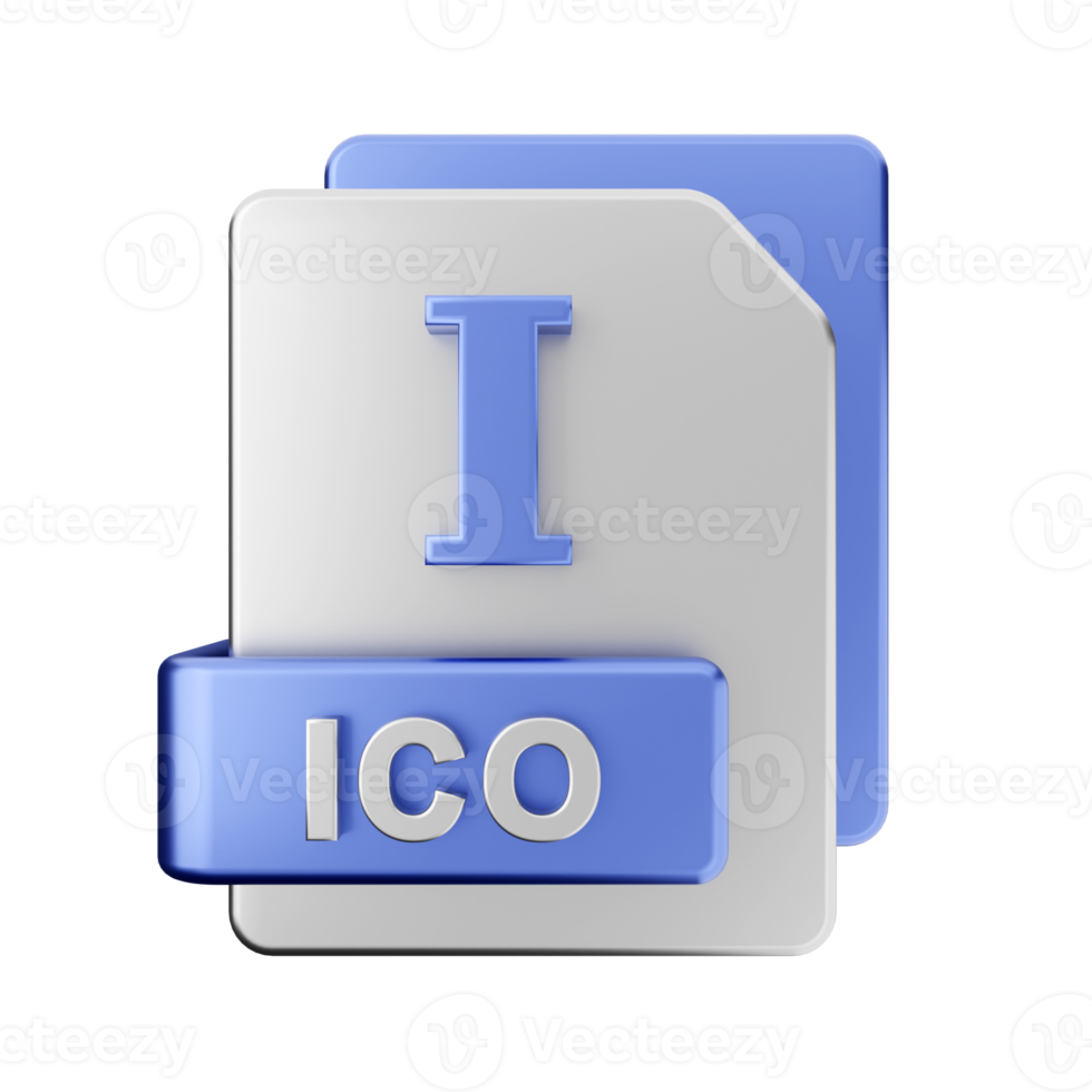 3d ico file icon illustration png