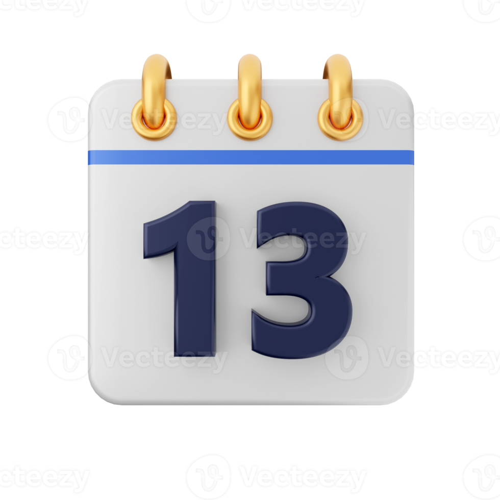 3d calendario icona illustrazione png