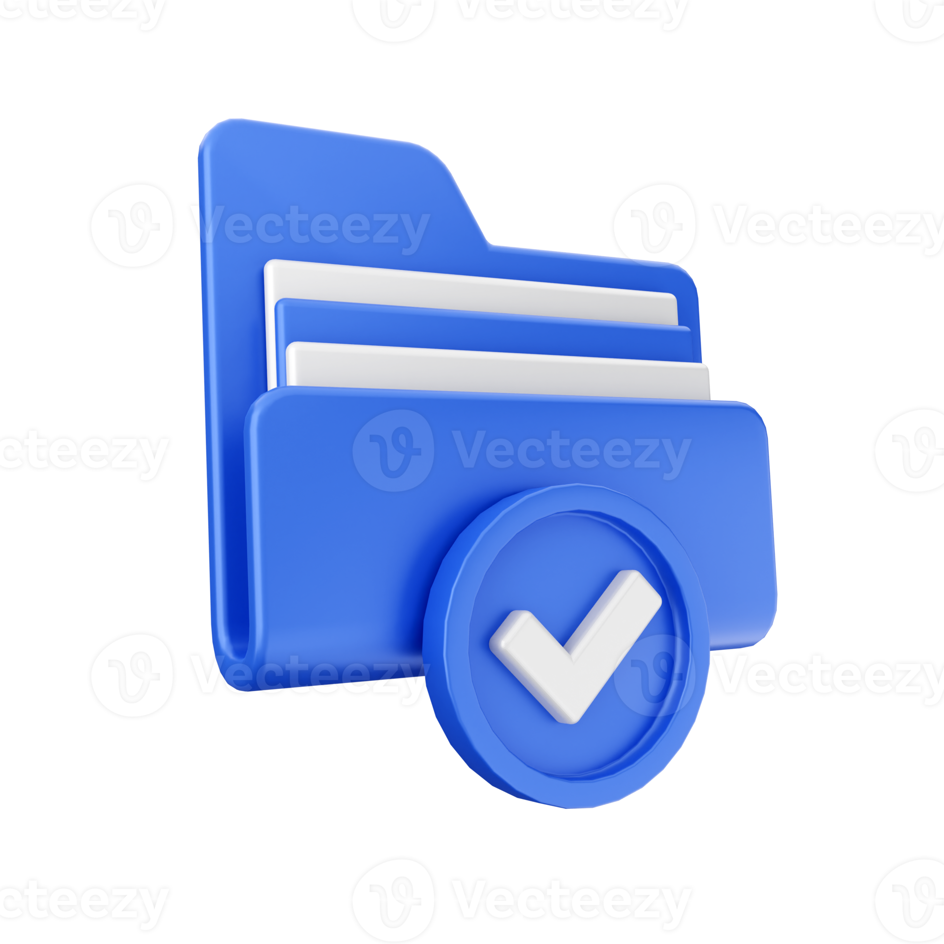 3d folder icon file illustration 22361011 PNG