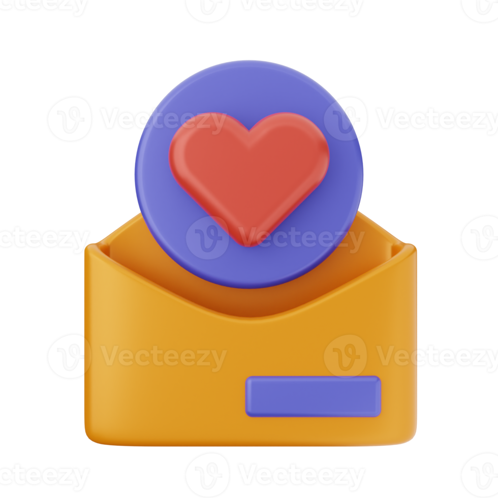 3d email mail envelope icon illustration png