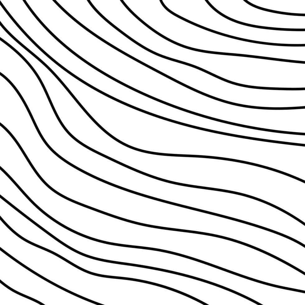 Freehand texture with curves lines vector