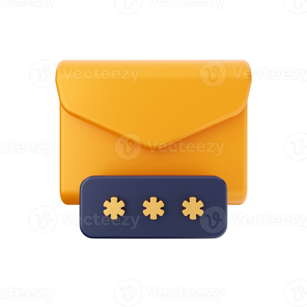 3d mail email message envelope png