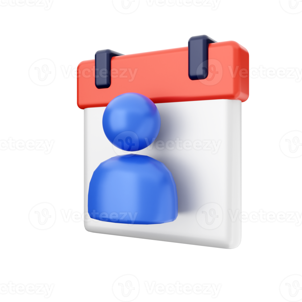 3d calendar icon illustration png