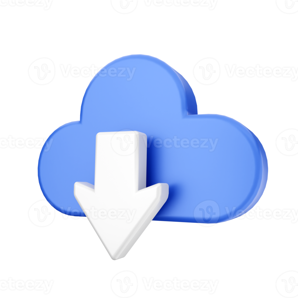 Illustrazione dell'icona del file della cartella 3d png