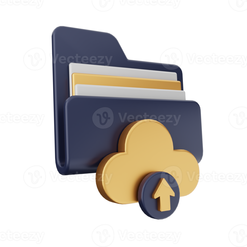 3d folder icon png
