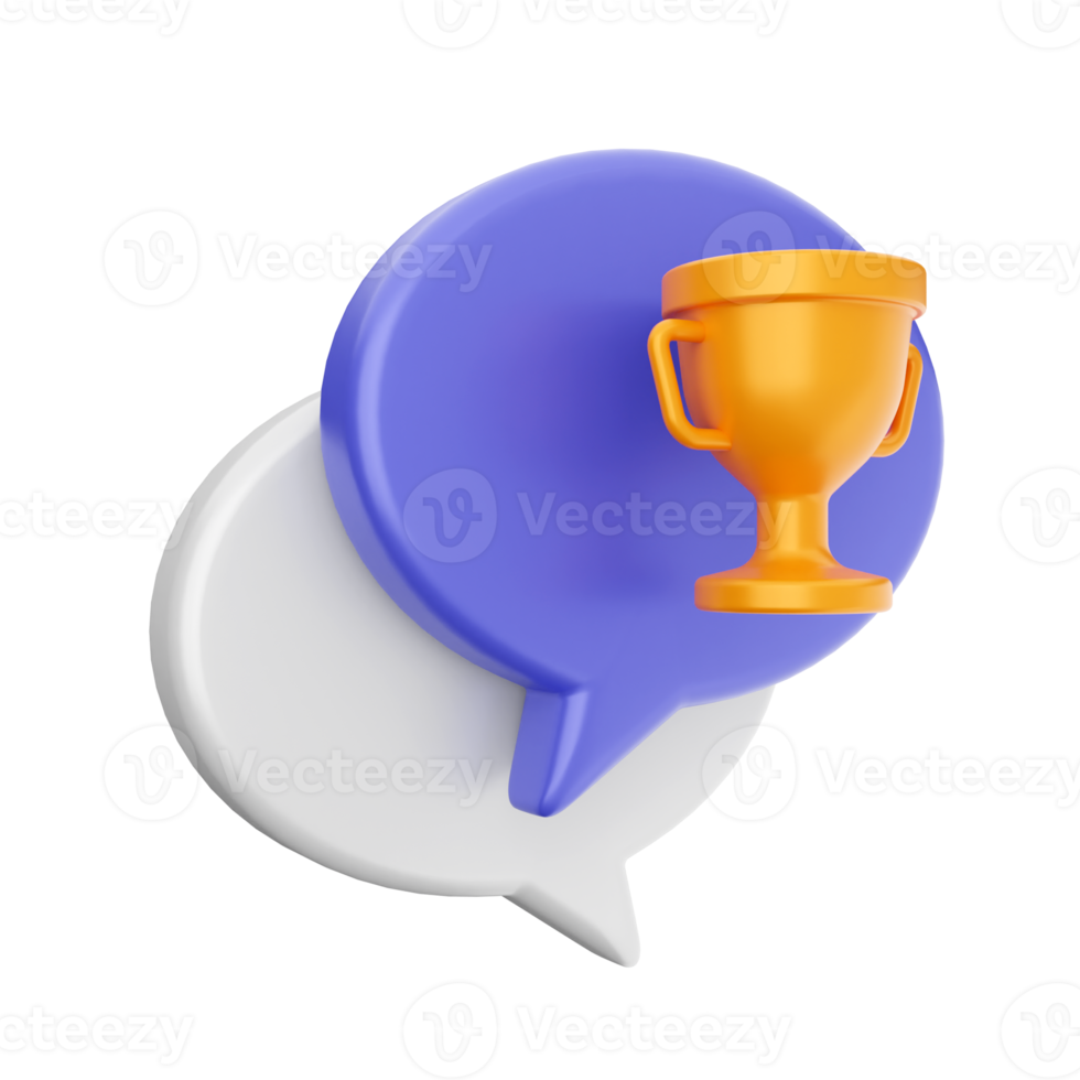 3d chat chatting icon png