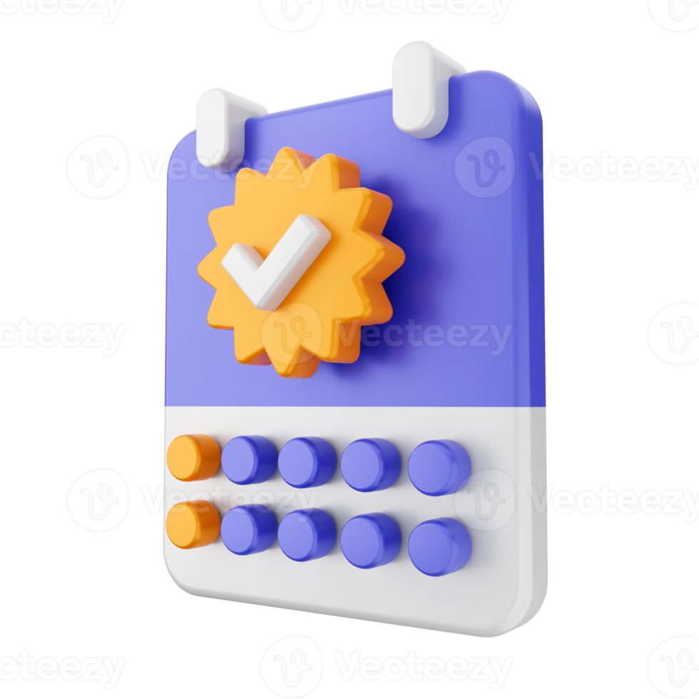 3d Kalender Symbol Illustration png