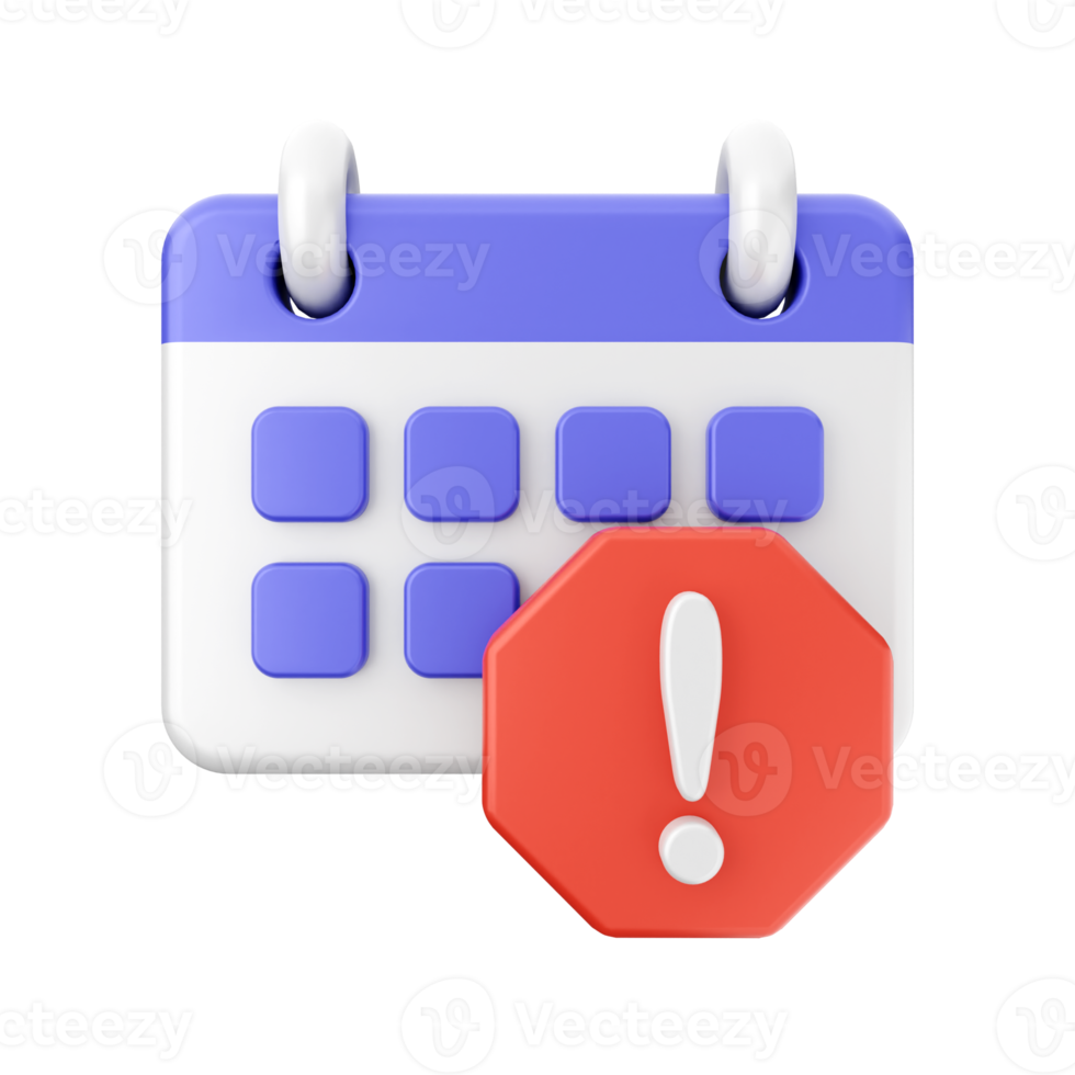 3d calendar icon illustration png