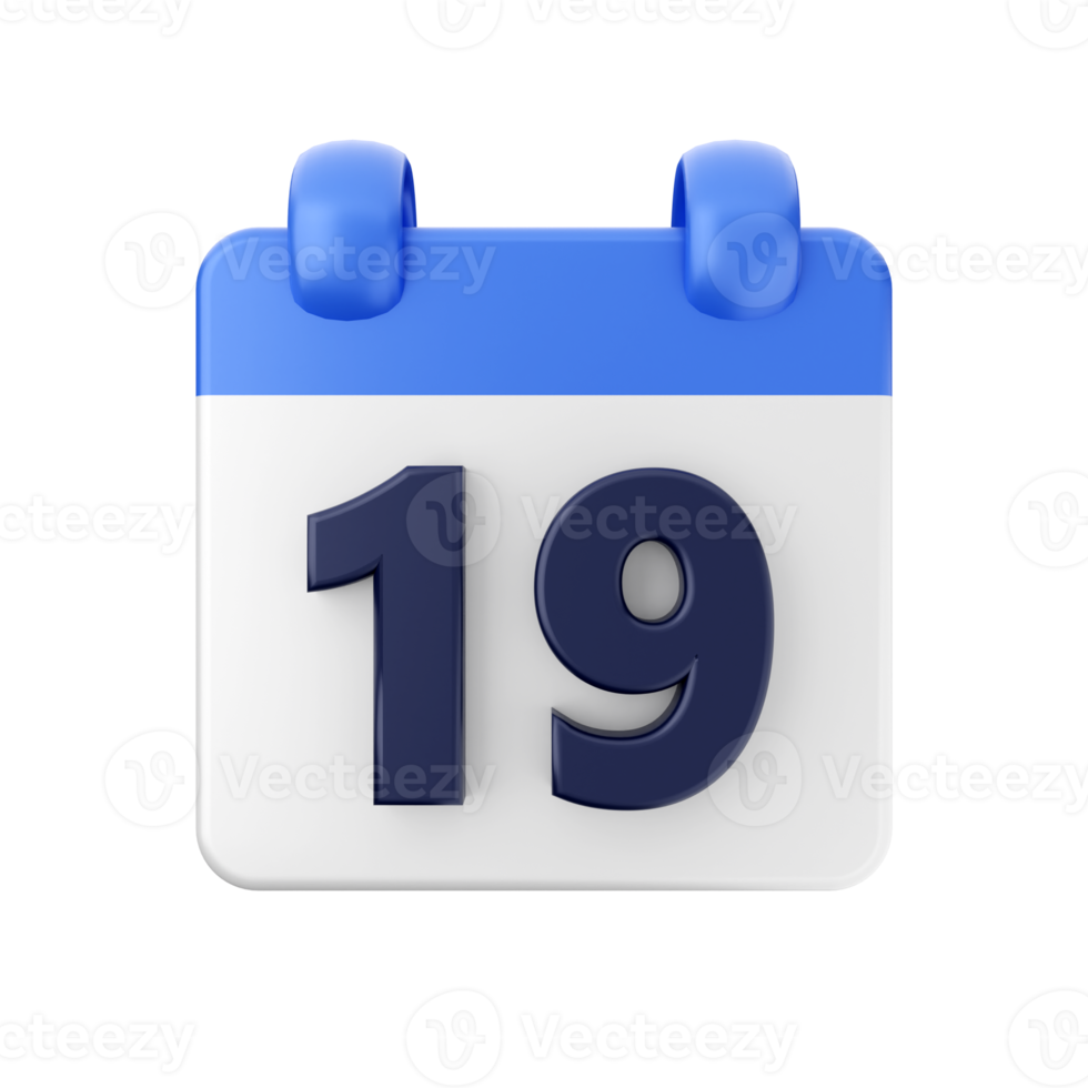 3d kalender datum dag schema händelse ikon illustration png