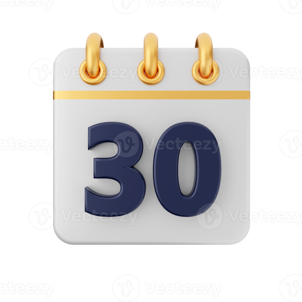 3d calendar icon illustration render png