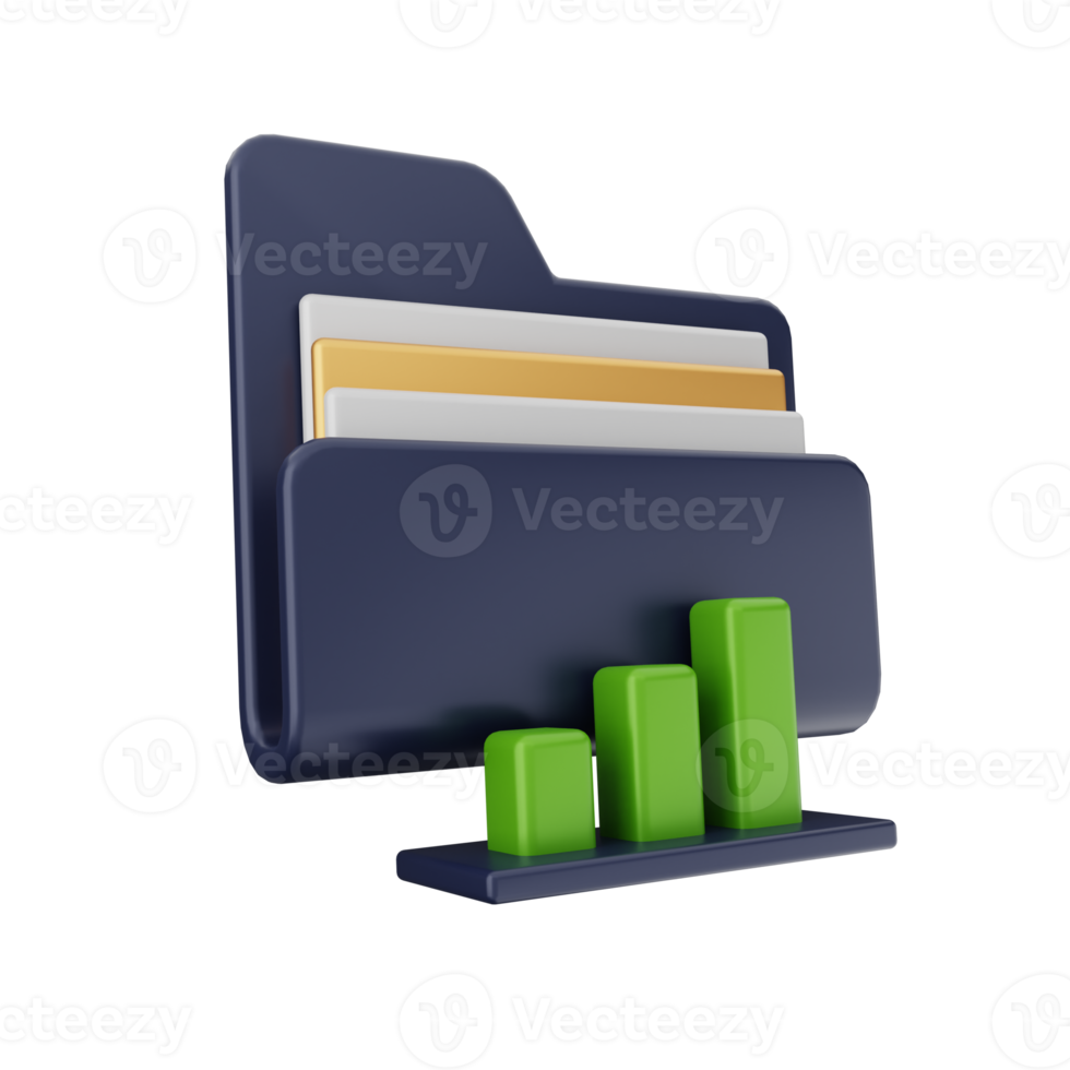3d folder icon png