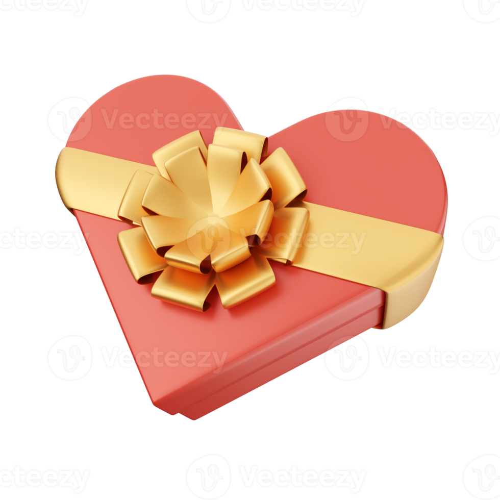 3d valentines day icon illustration love heart render png