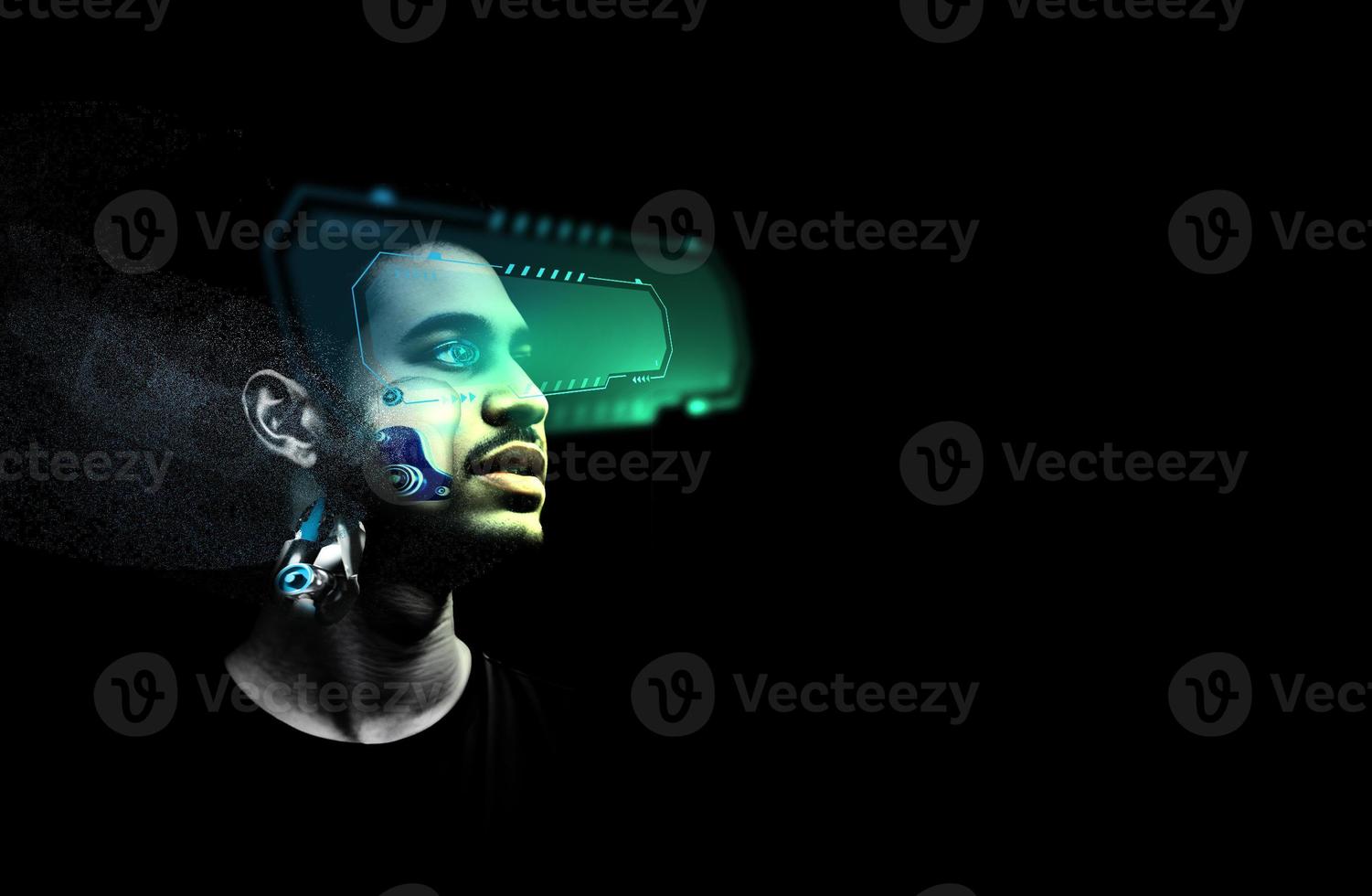 male female person robot ai  human artificial intelligence futuristic digital technology science robot ai business copy space machine innovation datum brain cyberspace automation system electronic photo