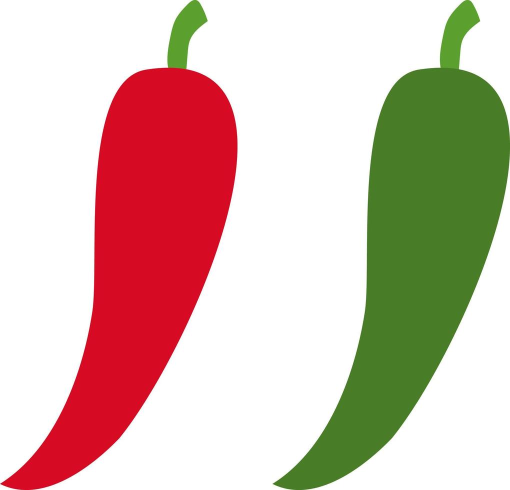 Chili pepper, vector. vector