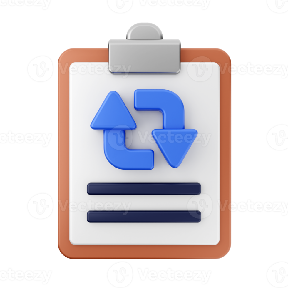 3d file report icon illustration png