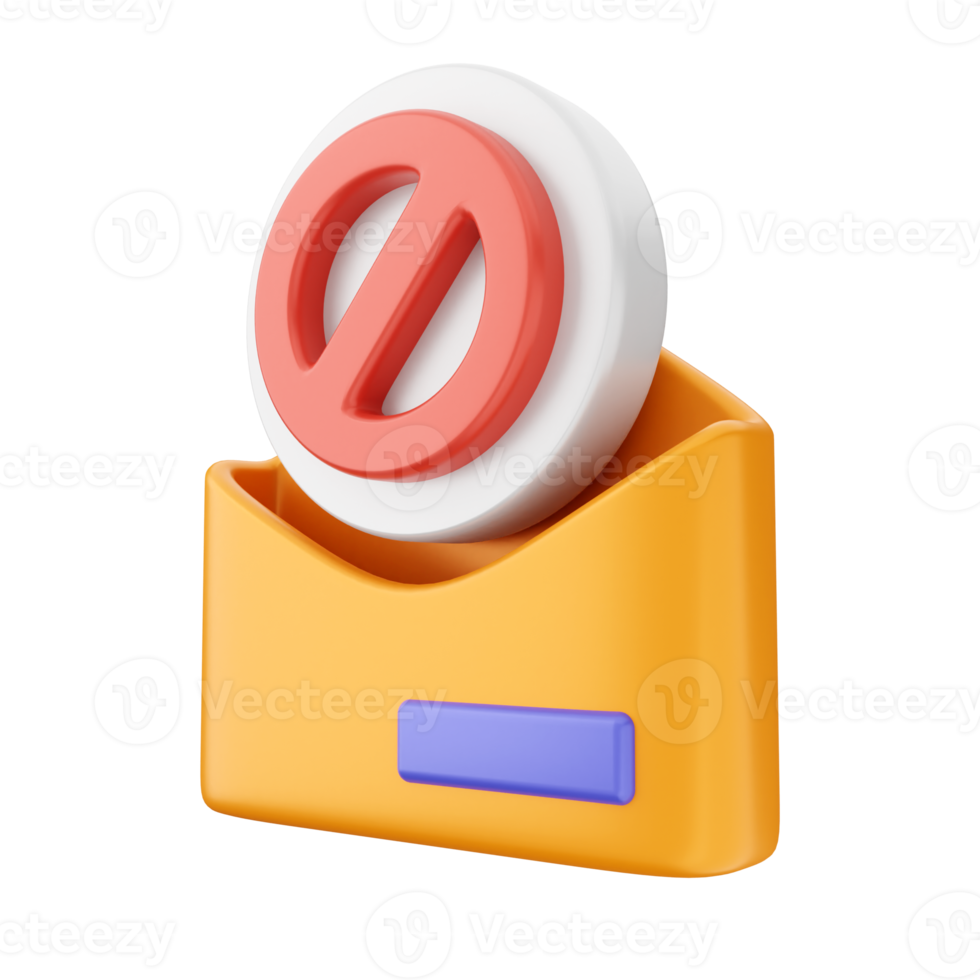 3d email mail envelope icon illustration png