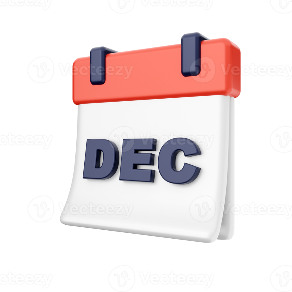 3d calendario icono ilustración png