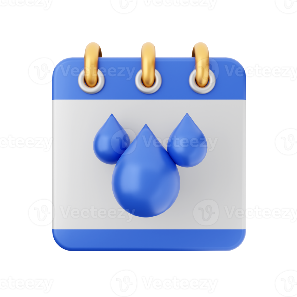 3d calendar icon illustration png