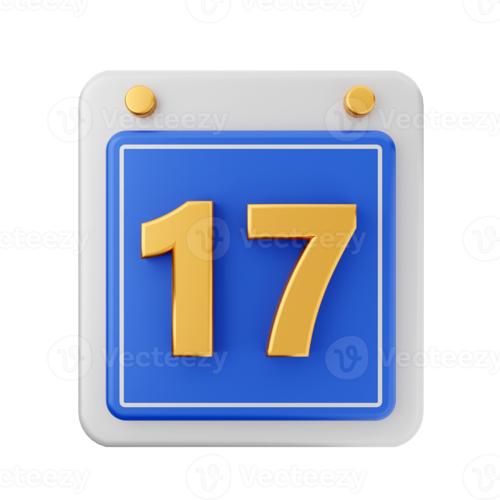 3d calendar icon illustration render png