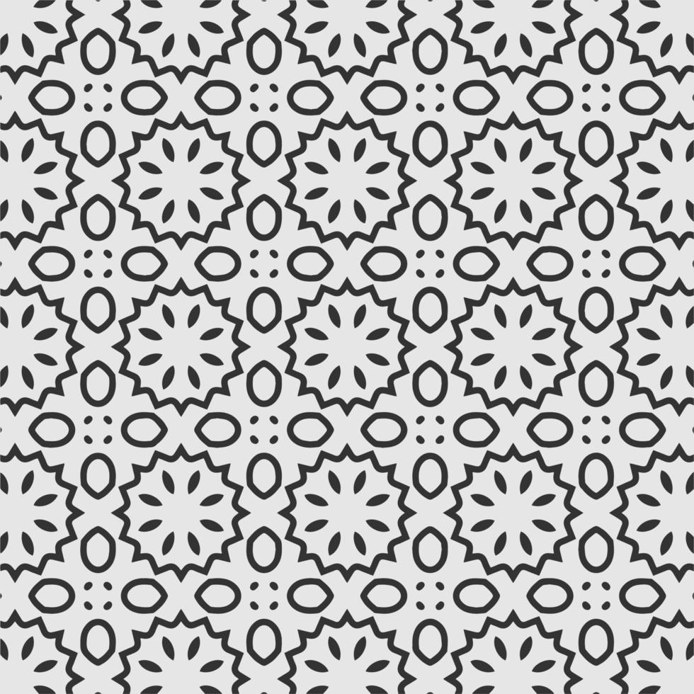 vector decorating geometric flower shapes and pattern design background