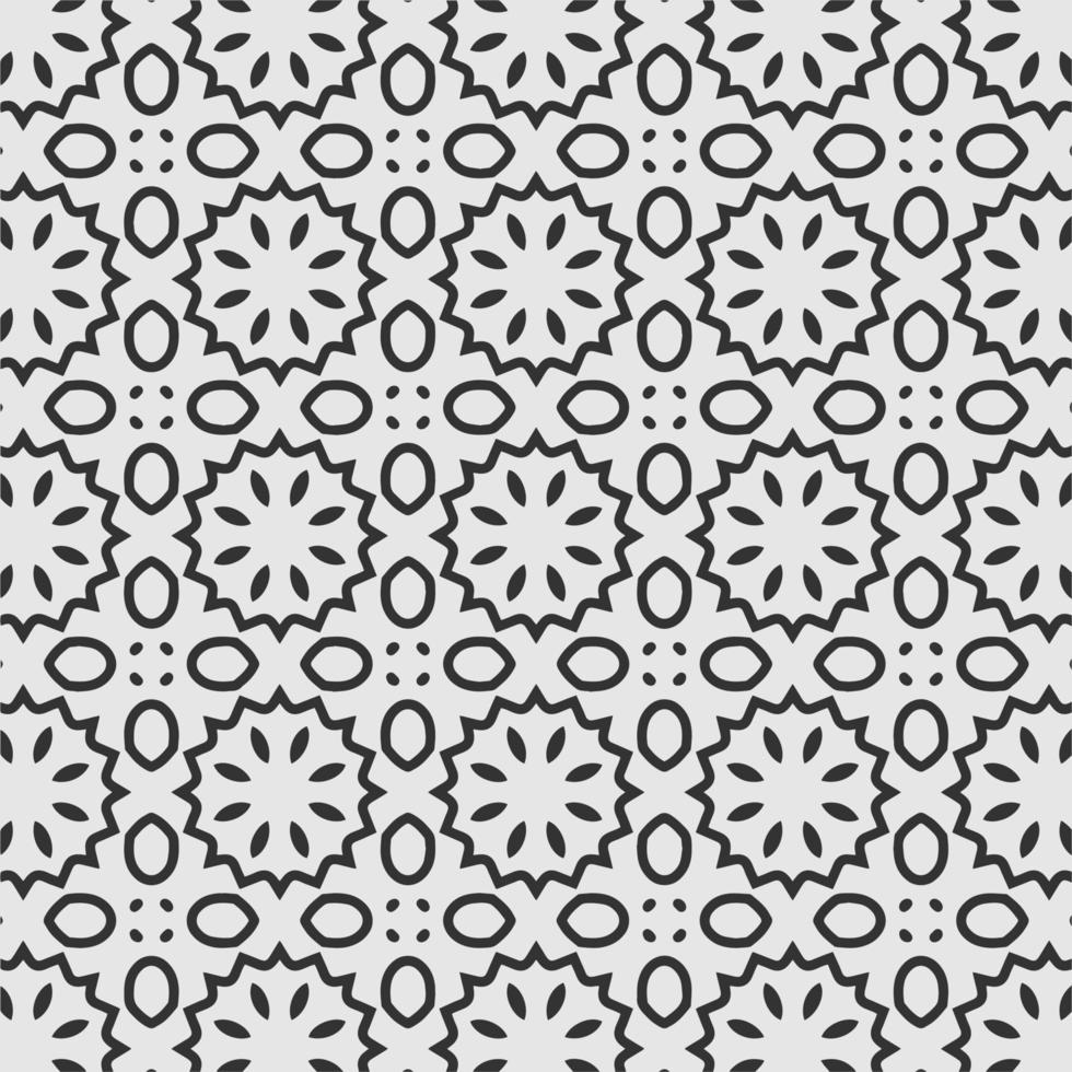 vector decorating geometric flower shapes and pattern design background