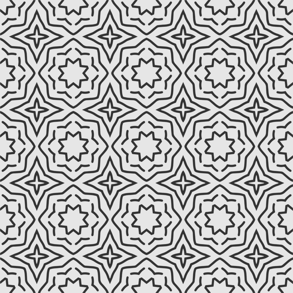 vector decorating geometric flower shapes and pattern design background